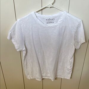 Velvet by Graham & Spencer Marie Classic White Tee